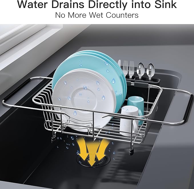 JASIWAY Sink Small Dish Drying Rack - Image 6