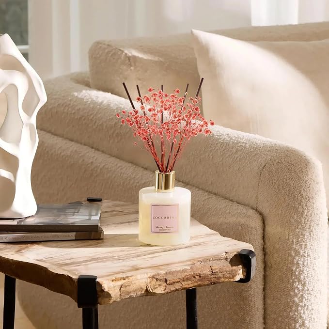 Reed Diffuser - Cherry Blossom 6.7 Fl.oz Reed Diffuser Set - Image 3