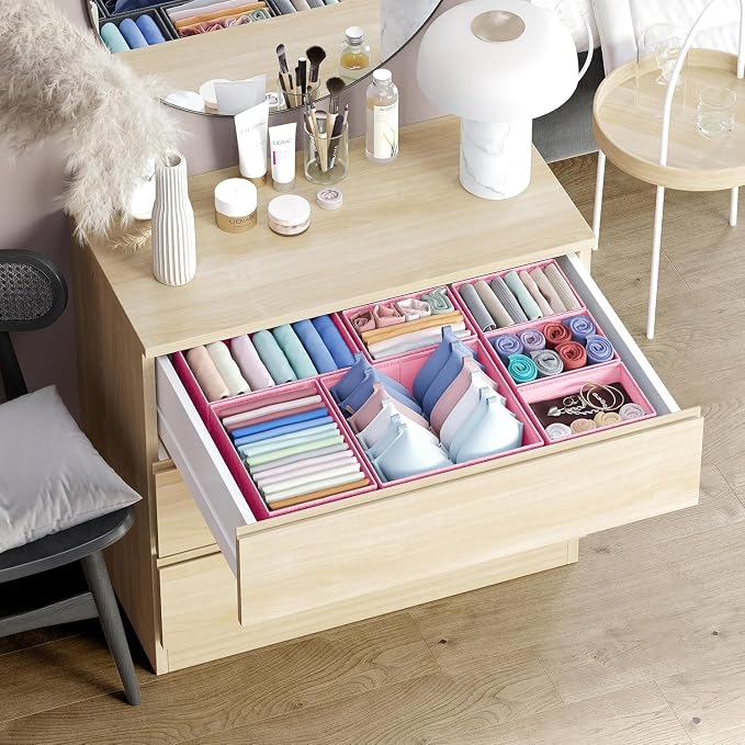 Drawer Organizer Set of 12 Pink - Image 5