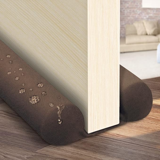 Waterproof Twin Door Draft Stopper Adjustable Size 30" to 36" Weather Stripping by Unknown