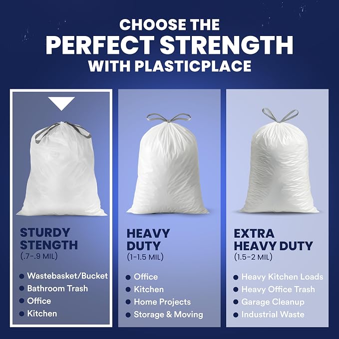 Plasticplace 5 Gallon Trash Bags - Image 5