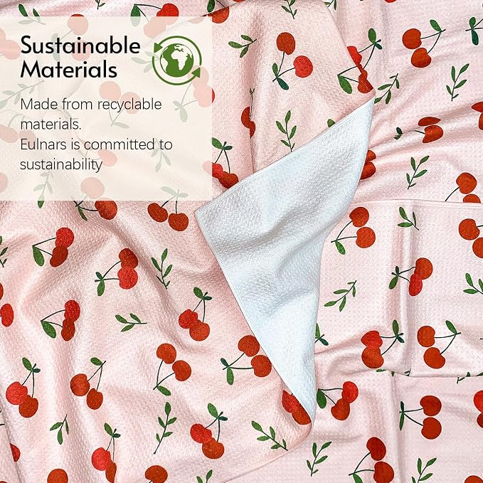 Eulnars Kitchen Towels, Microfiber Tea Towels - Image 4