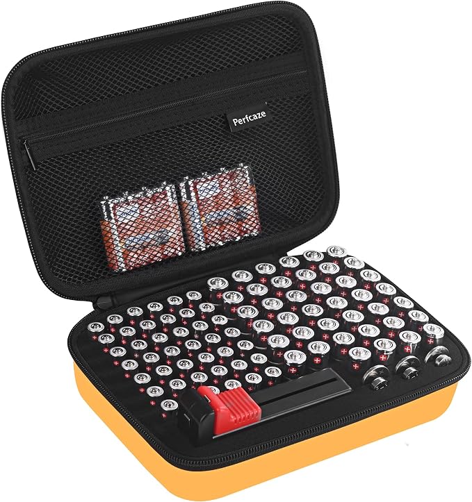 Battery Organizer Storage Case by PERFCAZE
