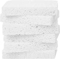 6 Pack White Cellulose Scrub Sponges Non-Scratch Heavy Duty Kitchen | Cellulose by ARCLIBER