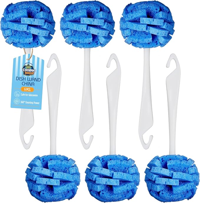 COMPAC HOME Dish Wand Kitchen Sponge | Effectively Clean China Dishes and - Image 2