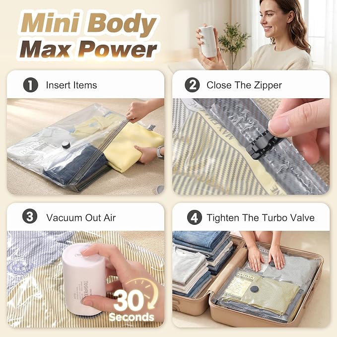 Vacuum Seal Bags for Clothing Travel - Image 4