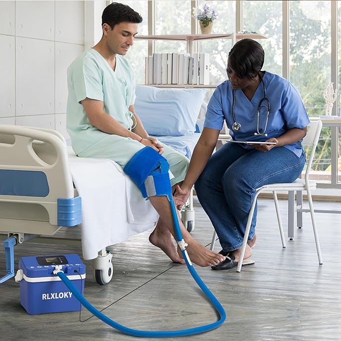 3.0 Cold Therapy Unit,Ice Machine for Knee After Surgery, Cold Therapy Machine for Knee,Cold Therapy System with Loop Mode