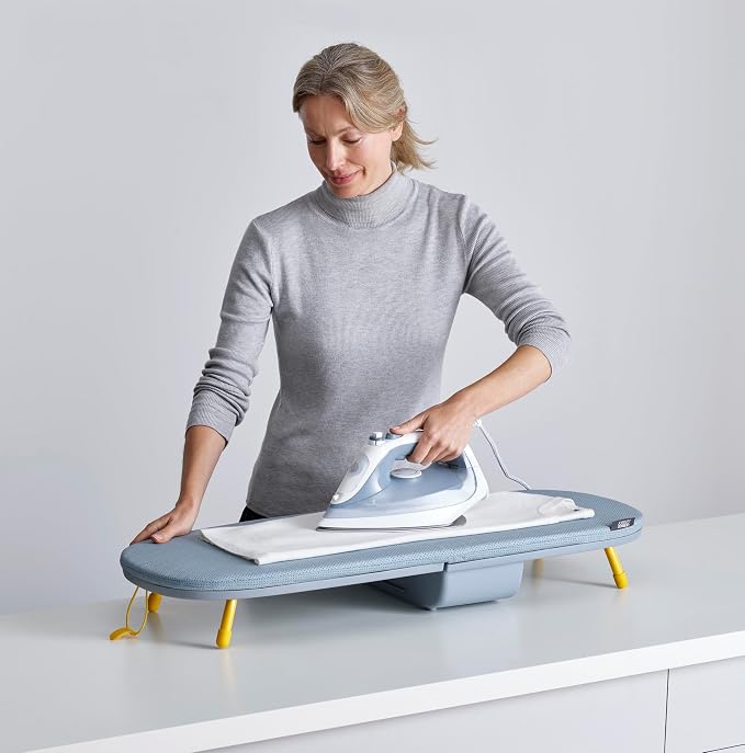 Joseph Joseph Pocket Max Portable Folding Tabletop Ironing Board, Integrated - Image 6