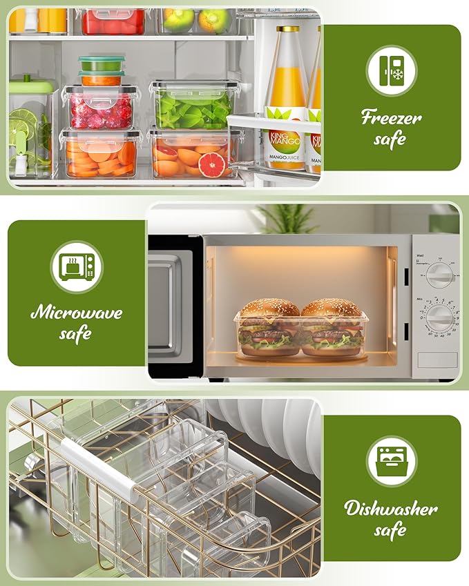 Canfanni 40 Piece Food Storage Containers - Image 5