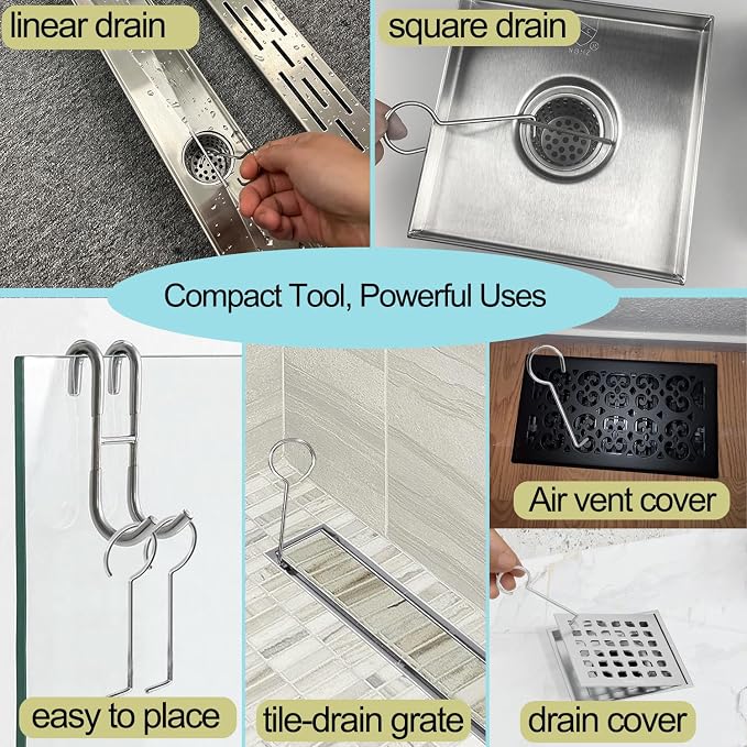 Neodrain Shower Drain Hair Catcher, Only Fit Neodrain Shower Drain | 304 - Image 8