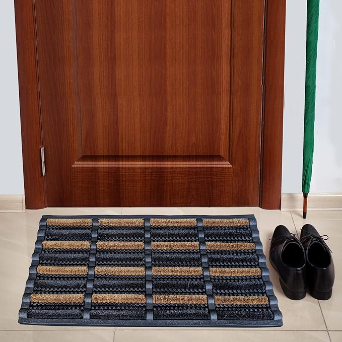 FOOTMATTERS Ninamar Mud Scrubber Tray Mat - 29.5 x 17.5 inch - 3 Pack
