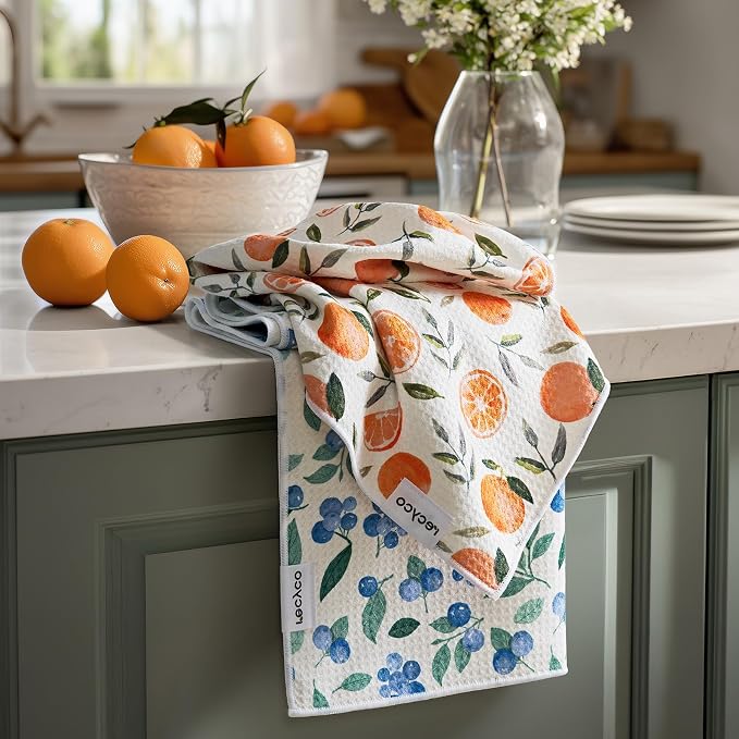 RECYCO Waffle Kitchen Towel Set of 2 by RECYCOHOMECOLLECTION