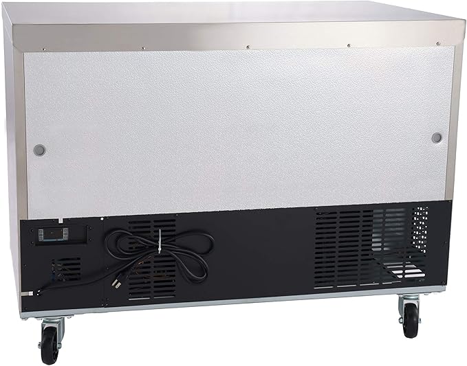 PEAK COLD Commercial Under Counter Stainless Steel Freezer; 48" W