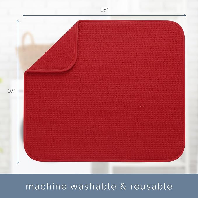 S&T INC. Dish Drying Mat, Kitchen Counter Mat - Image 6