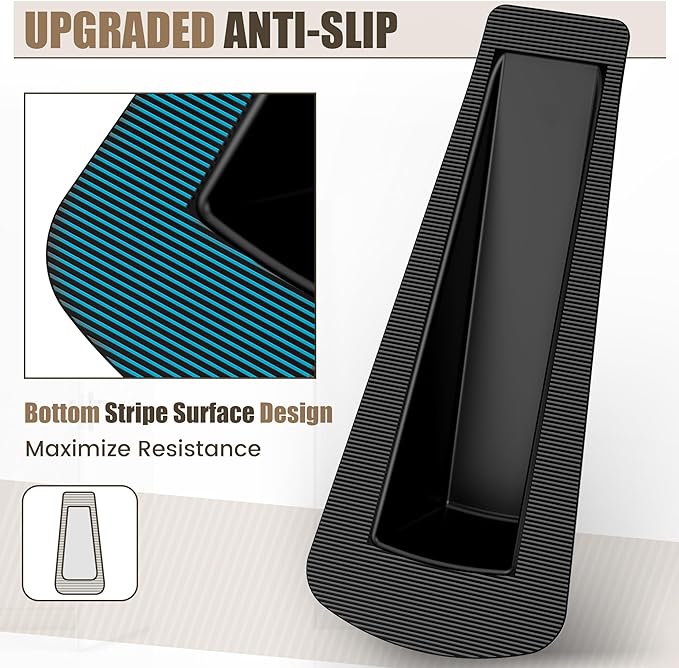 Crosize 5 Pack Door Stoppers for Bottom of Door, Rubber Door Stops | Premium - Image 2