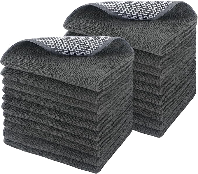 SINLAND Dish Cloth for Washing Dishes Kitchen Washcloth Cleaning Cloth by SINLAND
