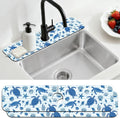 2 Pcs Kitchen Sink Splash Guard Faucet Mat Marine Elements Faucet Mat by CONCHLERY%E6%97%97%E8%88%B0%E5%BA%97