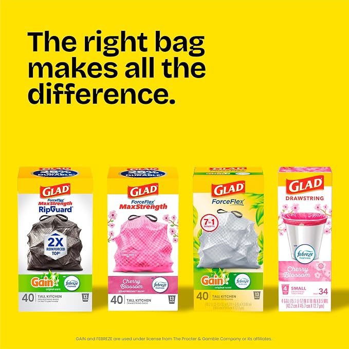 Glad Tall Kitchen Drawstring Trash Bags - Image 10