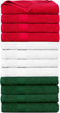 100% Cotton Hand Towels 18x28 Inches, 600 GSM, Soft & Absorbent by AmpleDecor