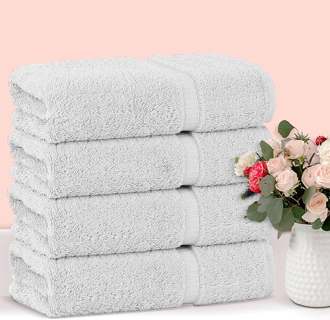 Chakir Turkish Linens 100% Cotton 4-Pack Bath Towels 27x54, Oeko-Tex Certified - Image 4