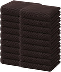 Homaxy 100% Cotton Waffle Weave Kitchen Dish Towels 18-Pack, Dark Brown | 13 x by Homaxy
