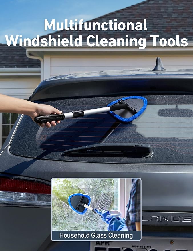 AstroAI 26" Super-Long Windshield Cleaner Tool & Car Interior Detailing Kit | - Image 7