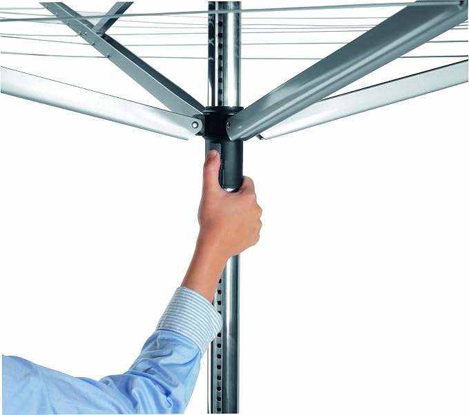 Brabantia Lift-O-Matic Advance Outdoor 4 Arm Clothesline Height Adjustable - Image 12