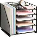OPNICE Desk Organizer, 5-Tier Paper Organizer Letter Tray, Office Desk by OPNICE