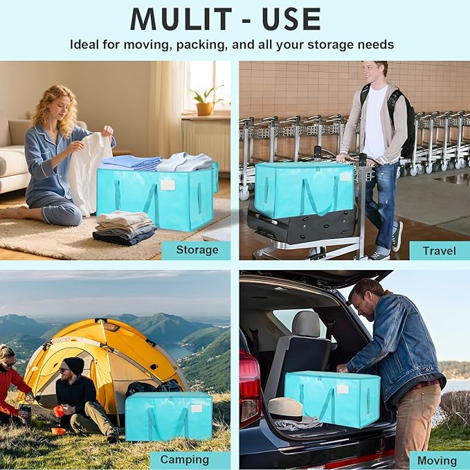 4 Pack-Extra Large Heavy Duty Moving Bags - Image 7