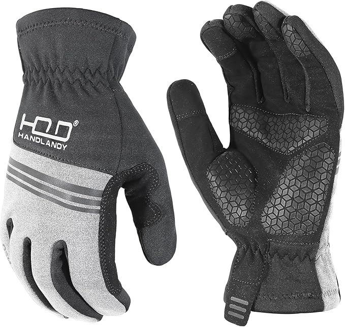 HANDLANDY Winter Gloves for Men & Women, Insulated Waterproof for Cold Weather, Thermal Glove for Cycling, Ski, Riding, Driving, Biking, Running