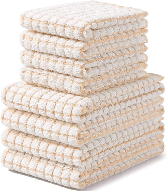 Homaxy Kitchen Towels and Dishcloths Set by Homaxy