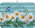 Daisy Dish Drying Mat for Kitchen Counter 18”x24” Rustic Daisy Absorbent Dish by Kawani