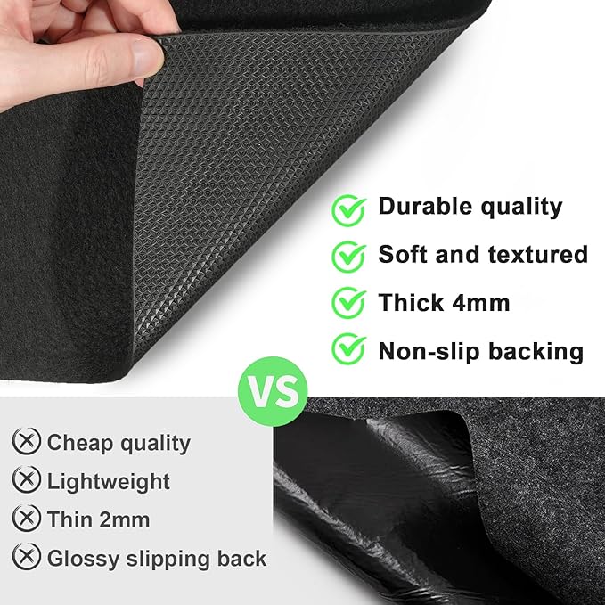 Extra-Large Garage Mat 22' x 8'10" - Durable Oil Mat for Garage Mats for Floor Under Car, Washable Garage Rug, Absorbent Floor Mats with Waterproof Liner, Garage Carpet, Oil Change Mats, Car Rug