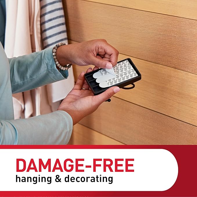 Command X-Large Black Triple Hooks, 1 Hook, 3 Strips | Heavy Duty, Damage-Free - Image 2