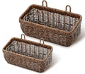 AceList Wall Hanging Basket, Boho Style Hand-Woven Hanging Storage Baskets by AceList