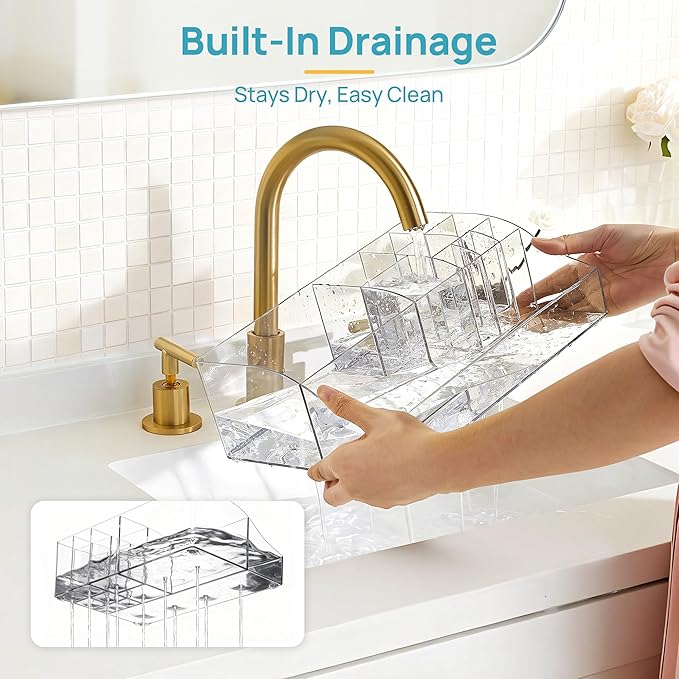 Vtopmart 6 PCS Bathroom Countertop Organizer Sets - Image 6