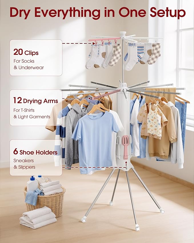 Sakugi Foldable Clothes Drying Rack - Image 2