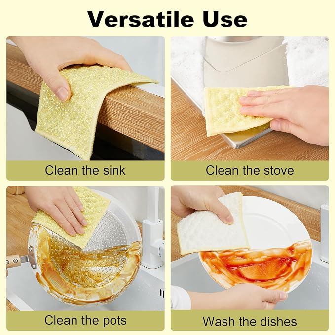 JOYMOOP 16 Packs Microfiber Cleaning Cloth - Image 9