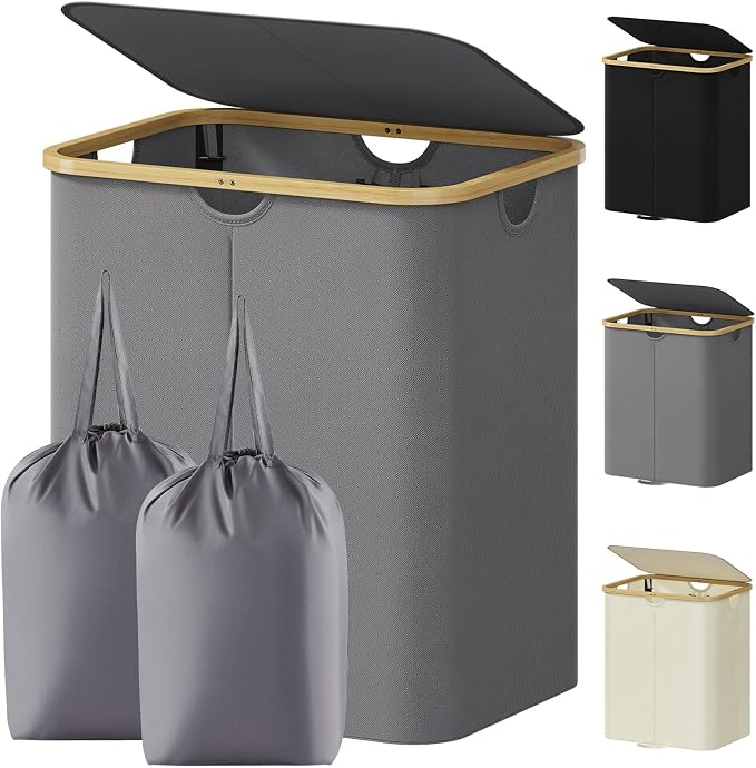 Lifewit 120L Double Laundry Hamper by Lifewit