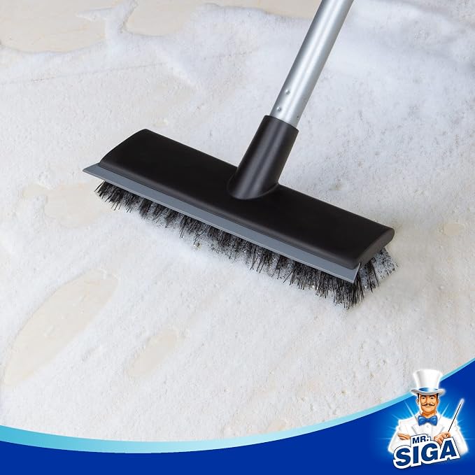 MR.SIGA Floor Scrub Brush with Long Handle - Image 7