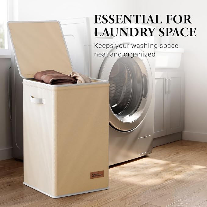 Simple Houseware Foldable Laundry Hamper Basket - Image 8