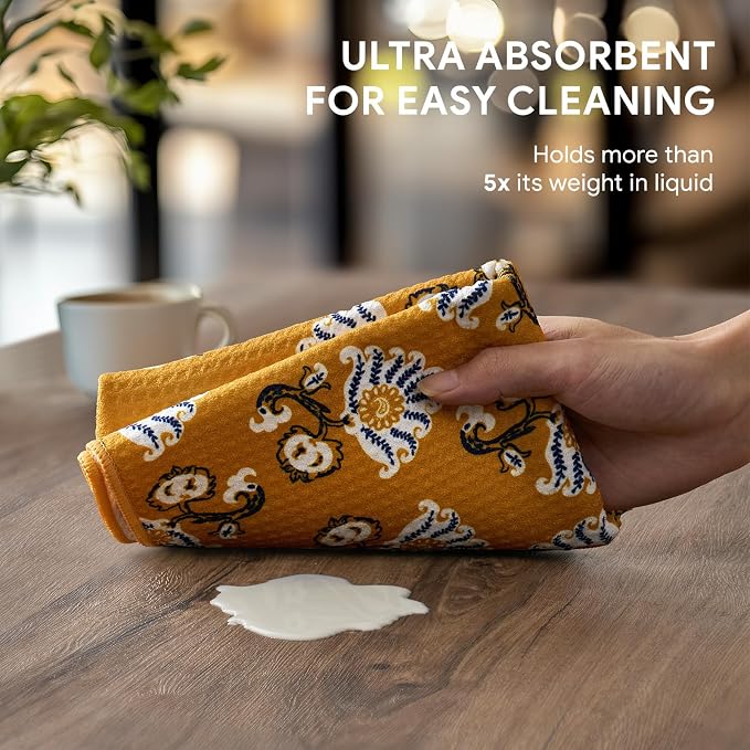 RECYCO Waffle Kitchen Towel Set of 2 - Image 3