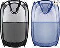 Collapsible Pop Up Laundry Hamper, Extra Large Mesh Foldable Laundry Basket Bag by BuyongwantJewelry