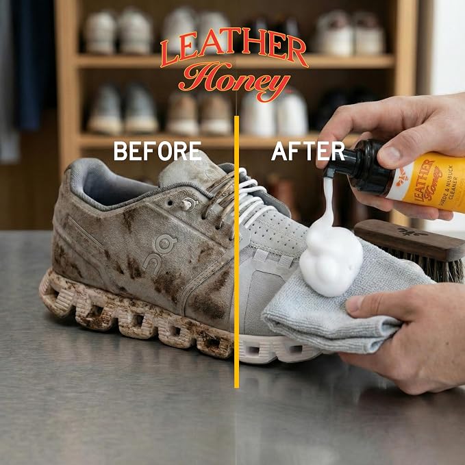 Leather Honey Suede & Nubuck Care Kit – Cleaner - Image 9