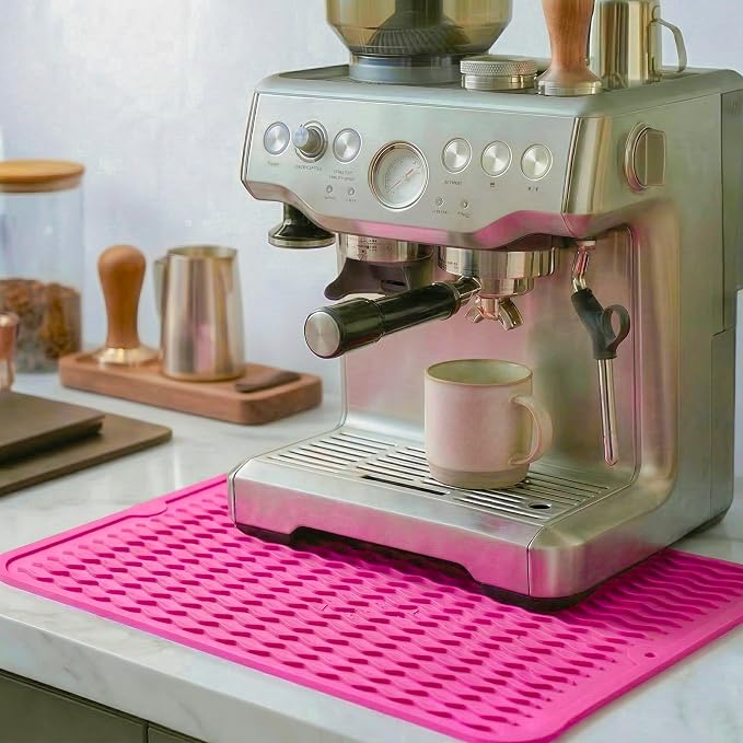 MicoYang Silicone Dish Drying Mat — Quick-Dry Ridges Counter & Sink Pad - Image 7