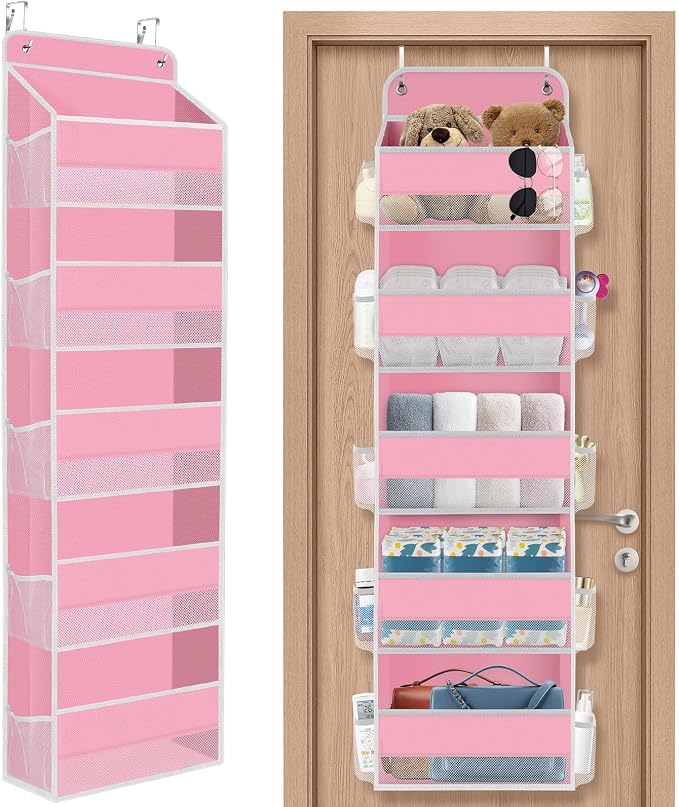 1Pack Over The Door Organizer Large Capacity Hanging Storage Room Organizer by SpaceHacks