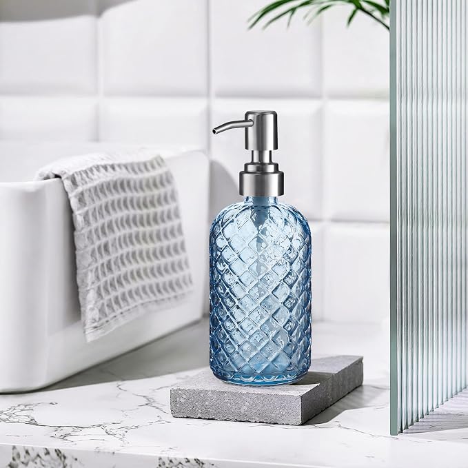 Kaishun Refillable Glass Soap Dispenser - Image 4