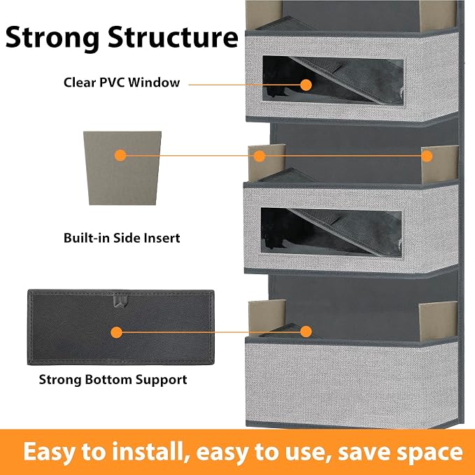 Over The Door Hanging Organizer Storage - Image 5