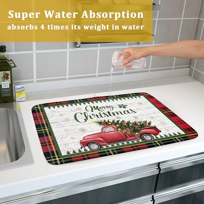 Christmas Dish Drying Mat 18x24 Inch - Image 7