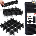 40Pcs Drawer Dividers, Adjustable Drawer Organizer by Flytianmy